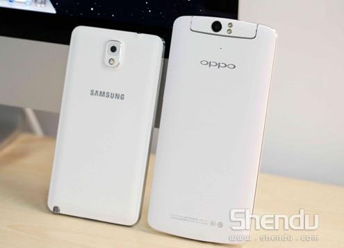 OPPO N1高清真機美圖比拼三星Galaxy Note 3