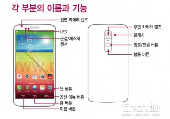 旗艦機LG G2用戶手冊泄露：指紋識別功能全無