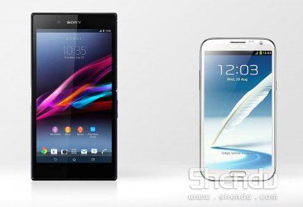 同級別較量：索尼Xperia Z Ultra對三星Note 2